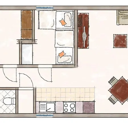 Hausboot Seerose Ferienhaus